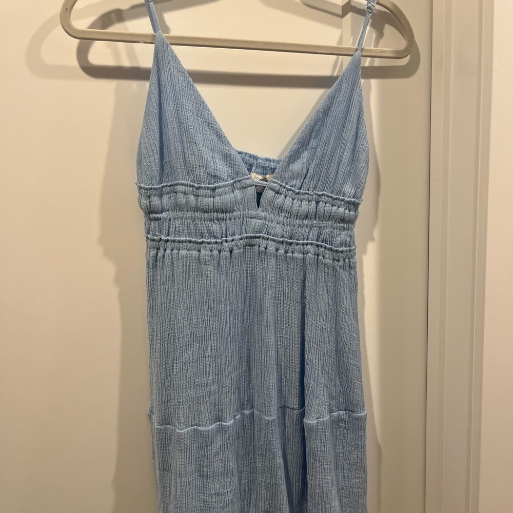 Love Tree Sky Blue Mini Dress